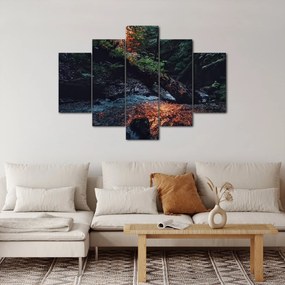 Hegyi folyó képe (150x105 cm)