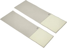 PawHut 2 részes Kaparó szőnyeg - Kárpitozott bútor védőszőnyeg macskák számára - Bézs+Szürke 130 x 45 x 0,3 cm | Aosom