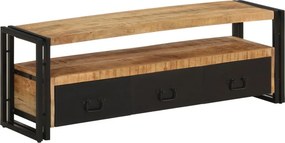 vidaXL tömör mangófa TV-szekrény 120 x 30 x 40 cm