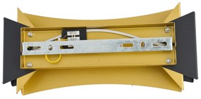 Modern fali lámpa fekete arannyal - Plats