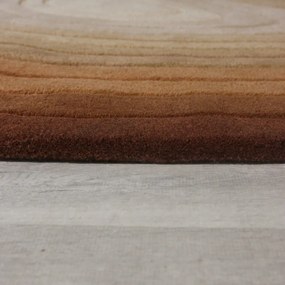 Téglavörös gyapjú szőnyeg 200x290 cm Puddle Ombre Wool – Flair Rugs