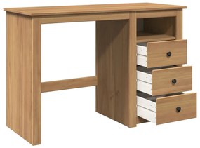 Panama tömör fenyőfa íróasztal 112 x 45 x 75 cm