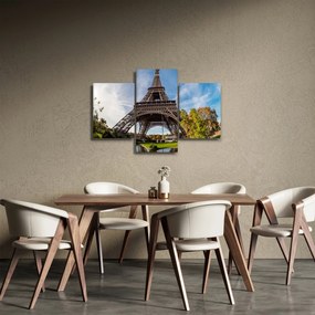 Kép - Eiffel-torony színes (90x60 cm)