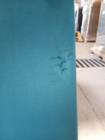 AKCIÓ VENORIA U alakú kinyitható kanapé 285x146 cm, petrolkék + 2 párna AJÁNDÉK II. osztály