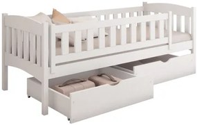 Gyerekágy 90 cm Jerasto (szürke) (ágyráccsal) (tárolóhellyel). 1103329