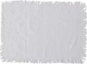 Alátét Asztalra pamut fehér tányér alá 52x38