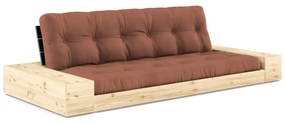 Téglavörös kinyitható kanapé 244 cm Base – Karup Design