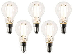 5 darabos Smart E14 LED izzó készlet P45 4.5W 470 lm 1800-4000K