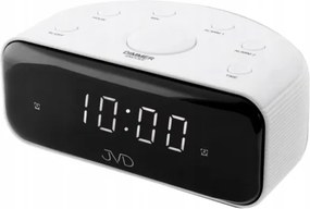 Hálózati Ébresztőóra Led Jvd SB900.3 2 Riasztások Fehér