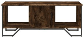 Füstös tölgy színű szerelt fa dohányzóasztal 100 x 51 x 40 cm