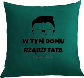 Párna párnahuzat Ebben a házban Apa uralkodik