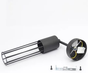 Fali lámpa MELODY 1xE27/15W/230V fekete