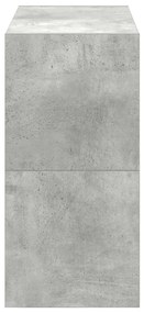 2 db betonszürke cipőtartó állvány halmozható 60 x 30 x 30,5 cm