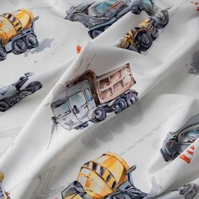 Gyerek Szövet Függöny Anyag Járművek 140cm