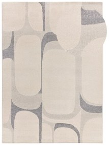 Világosszürke-krémszínű szőnyeg 133x190 cm Porto – Universal