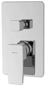 Sapho - TURSI falba süllyesztett zuhanycsaptelep, fényes króm