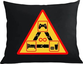 Párna párnahuzat Eat Sleep Play