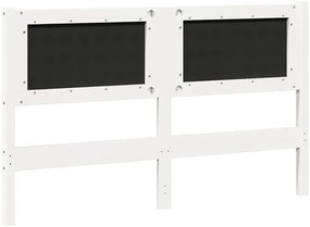 Fejtámla Egyéb Fehér 150 cm Tömör fenyőfa