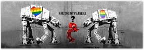 Fotótapéták 312x104 Are you my fathers Banksy