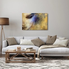 Kép - női portré, rajz (90x60 cm)