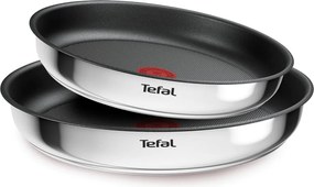 Rozsdamentes acél serpenyő készlet tapadásmentes felülettel, levehető nyéllel 2 db-os ø 26 cm INGENIO Cook Eat L8813S75 – Tefal