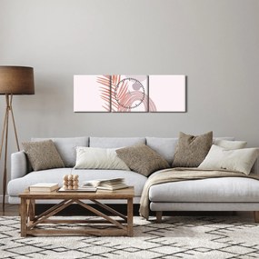 Kép - Lila minimalizmus N⁰1 (órával) (90x30 cm)