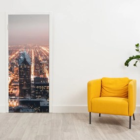 Fotótapéta ajtóra - Metropola (95x205cm)