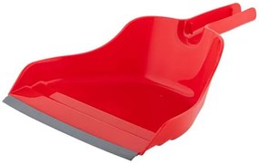 Szemeteslapát, gumiéllel, BONUS Handrix HACCP, piros (KHT1197)