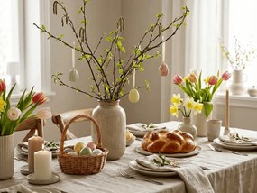 Függesztett porcelán tojás PASTELLA - több színben Termék színe: Zöld