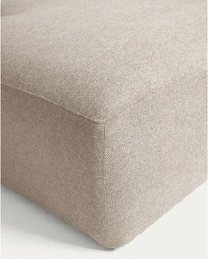 Bézs sarokkanapé (bal oldali) Blok – Kave Home