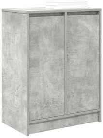 betonszürke szerelt fa cipőszekrény 57x34x76 cm