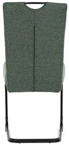 Étkezőszék zöld szövetkárpittal. DCL-E2008 GRN2