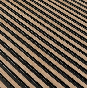 LAMELIO ASTI Aranytölgy lamella falpanel 270 × 12,2 cm