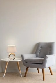 Globo 21641T Asztali lámpa kerámia,,textil szürke, LxBxH:300x200x415 . 1xE27 40W 230V