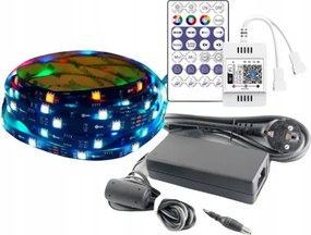 Led szalag szett szivárvány effekt WiFi zenei Rgb 5m
