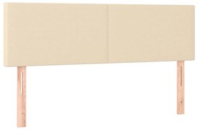 2 db krémszínű szövet fejtámla 72 x 5 x 78/88 cm