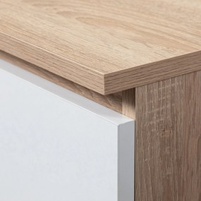 Komód Cleania CL3 (szonoma tölgy + fehér). 1068945