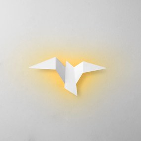 Bird fali lámpa, M, fehér