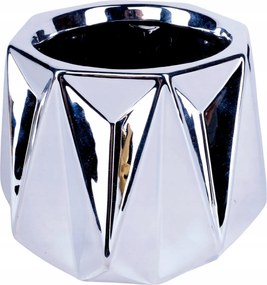 Kerámia kaspótakaró Blanka standard ezüst 12,7 x 15,8 cm