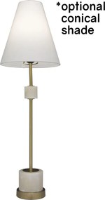 Cosmolight BARI T01040BR-WH Asztali lámpa 1x40W/E27 IP20