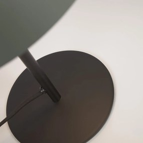 Zöld asztali lámpa fém búrával (magasság 33 cm) Aleyla – Kave Home