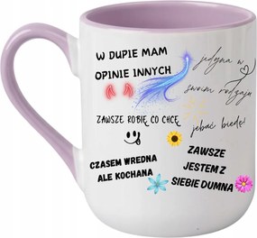 Bögre "Az én bögrém" 330 coffee lila