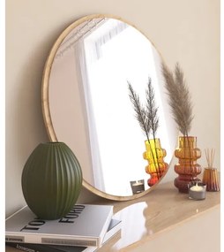 Fali tükör OZZE átm. 60 cm barna