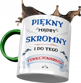 Zöld Bögre Rendőrnek Gyönyörű Okos Nyomtatott Fotóval