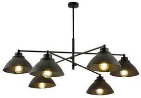 Emibig MAVERICK 1211/6 Plafonlámpa 6x15W/E27 IP20