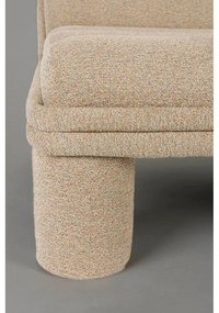 Bézs buklé fotel Fern – Dutchbone