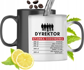 Mágikus Bögre Az Igazgató Számára Színváltós, fényképes nyomtatással