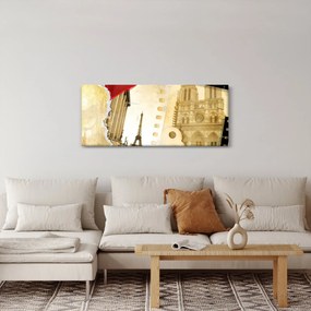 Kép - Párizs emlékei (120x50 cm)