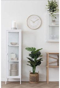 Asztali tükör, travertin, natúr ø18x18 cm