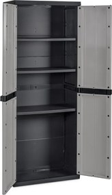 Magas műanyag szekrény BIOS MIDI szürke